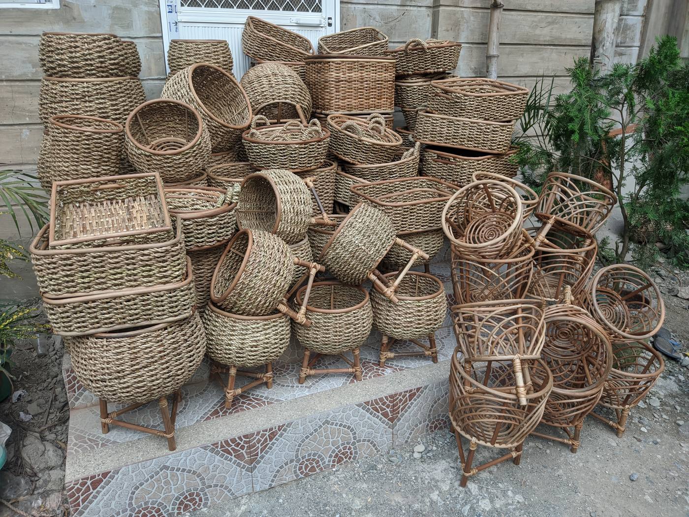 Seagrass baskets bulk