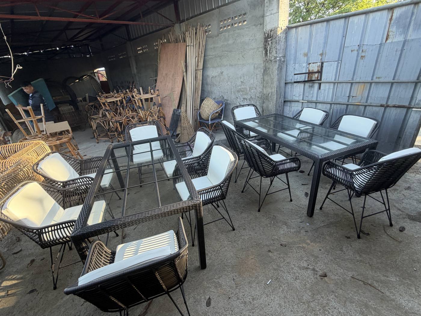 Outdoor dining sets factory