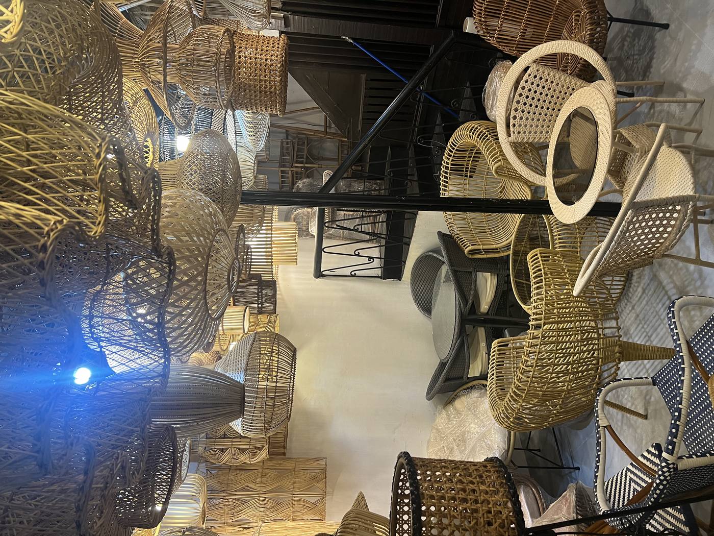 Pendants and chairs floor